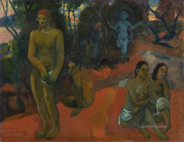 Paul Gauguin Painting - Te Pape Nave Nave Aguas Deliciosas Postimpresionismo Primitivismo Paul Gauguin